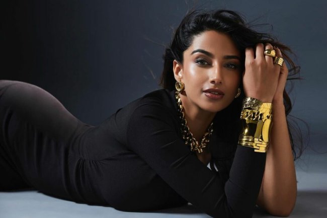 Actress Meenakshi Chaudhary's Sleeveless Corset Top Sparks Controversy