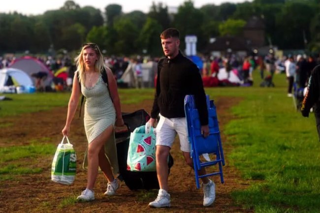Fans at Wimbledon on Opening Day