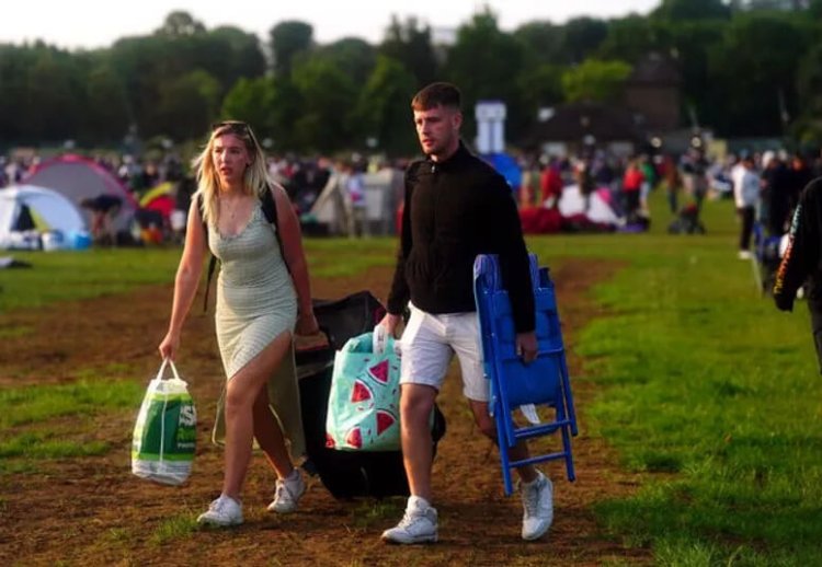 Fans at Wimbledon on Opening Day