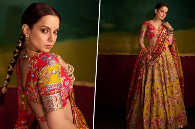 Tejas Promotion: Kangana Ranaut's Garba Night in Ahmedabad