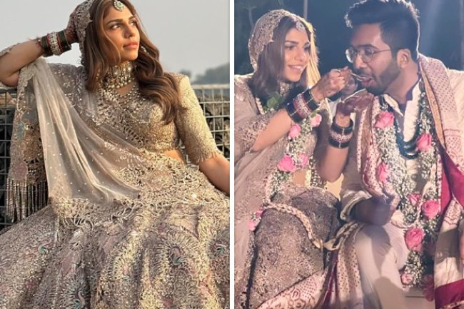 Sharmin Segal's Opulent Bridal Lehenga