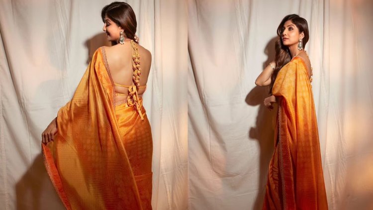 Shilpa Shetty Redefines Fashion in Silk Saree