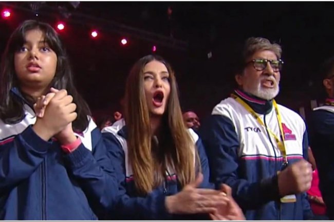 Aaradhya's Viral Debut Hairstyle at Abhishek Bachchan's Kabaddi Team Match