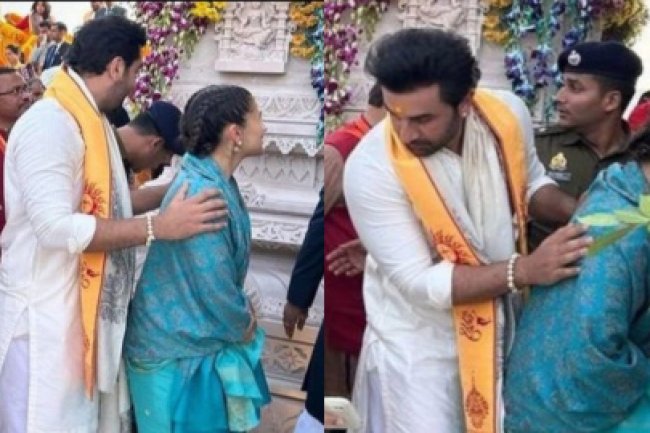 Ranbir Kapoor Applauded for Safeguarding Alia Bhatt in Ayodhya Visit
