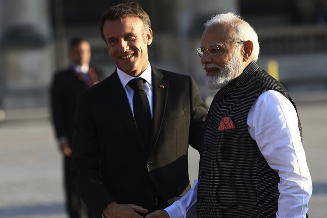 Celebrating India's 75th Republic Day: French President Macron Joins Festivities
